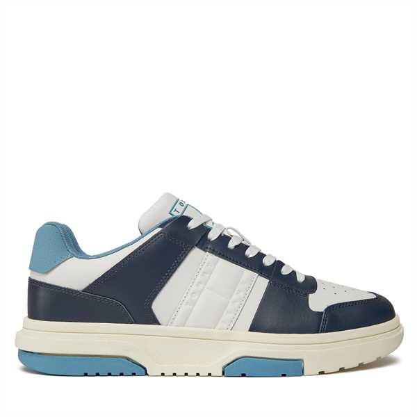 Sneakersy Tommy Jeans Tjm Leather Cupsole 2.0 EM0EM01283 Tmavomodrá