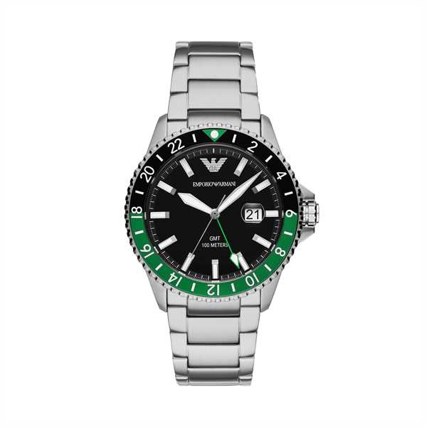 Hodinky Emporio Armani Diver AR11589 Strieborná