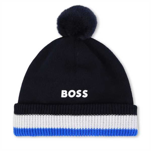 Čiapka Boss J01148 Tmavomodrá