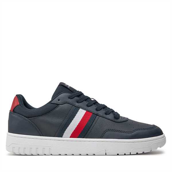 Sneakersy Tommy Hilfiger Th Basket Core Lite FM0FM05116 Tmavomodrá