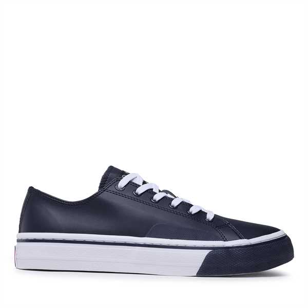 Tenisky Tommy Jeans Lace Vulc Ess EM0EM01047 Tmavomodrá