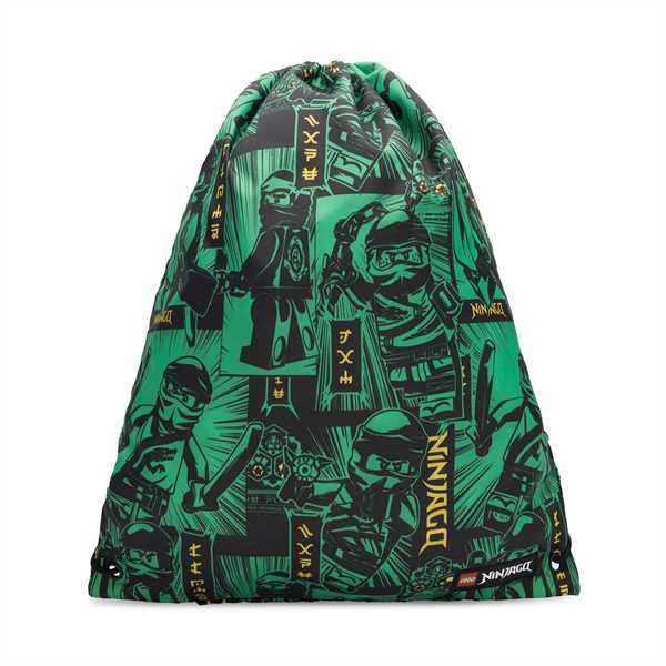 Vak so sťahovacou šnúrkou LEGO DRAWSTRING BAG 10034-2301 Zelená