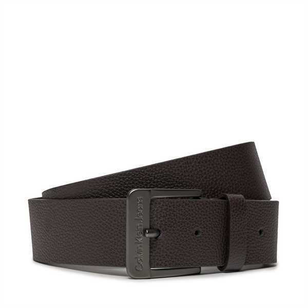 Pánsky opasok Calvin Klein Jeans Classic Lthr Belt 40mm K50K511412 Hnedá