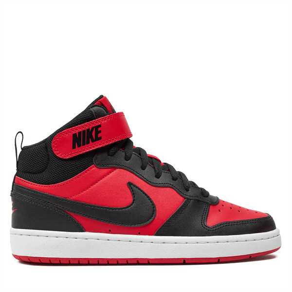 Sneakersy Nike Court Borough Mid 2 (Gs) CD7782 602 Čierna