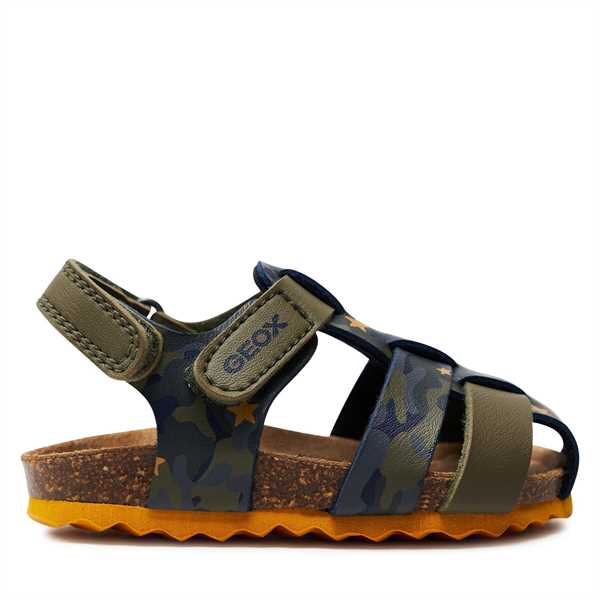 Sandále Geox B Sandal Chalki Boy B452QA 00454 C3375 M Zelená