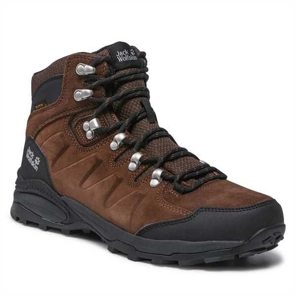 Trekingová obuv Jack Wolfskin Refugio Texapore Mid M 4049841 Hnedá