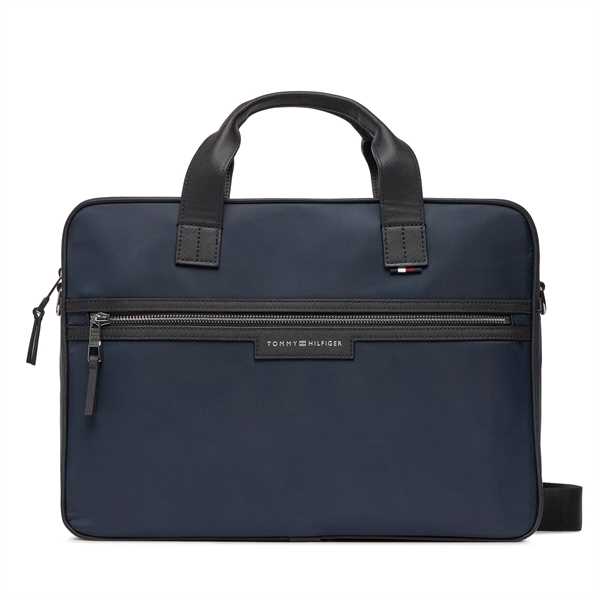 Taška na laptop Tommy Hilfiger Th Urban Repreve Computer Bag AM0AM11836 Tmavomodrá