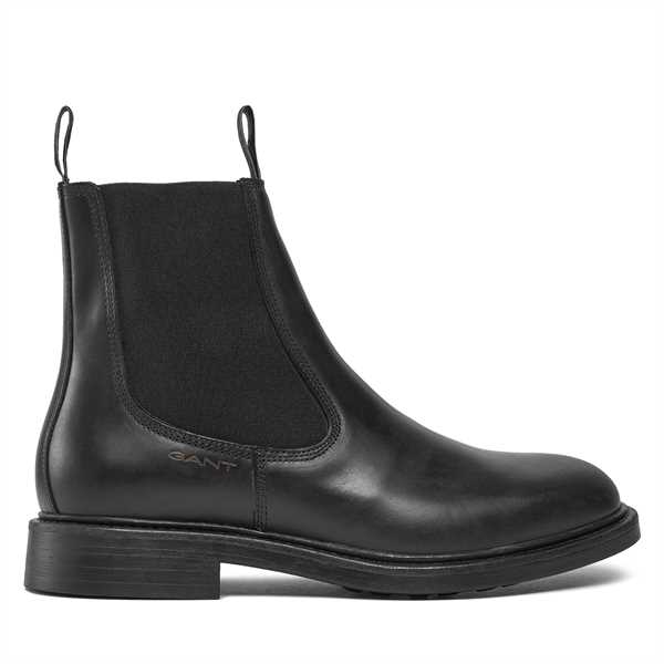 Členková obuv s elastickým prvkom Gant Millbro Chelsea Boot 27631416 Čierna