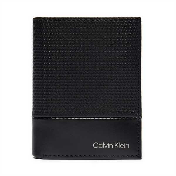 Malá pánska peňaženka Calvin Klein Ck Remote Bifold 6Cc W/Coin K50K512422 Čierna