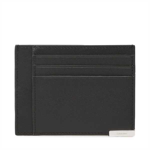 Puzdro na kreditné karty Calvin Klein Modern Plaque Id Cardholder K50K509985 Čierna