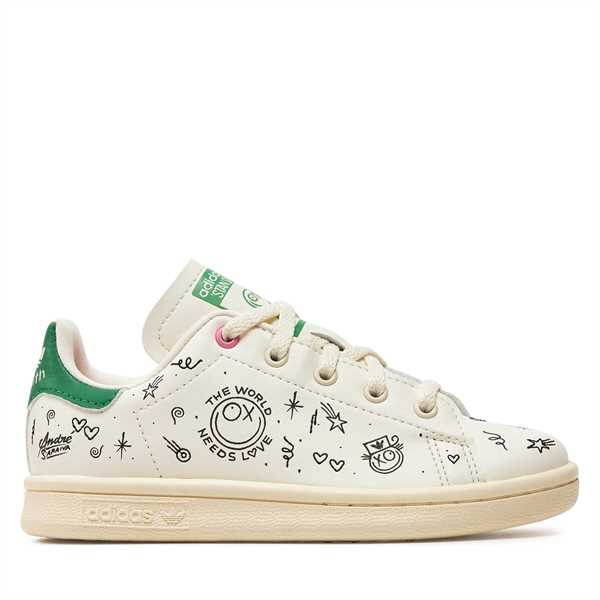 Sneakersy adidas Stan Smith C GY1790 Écru