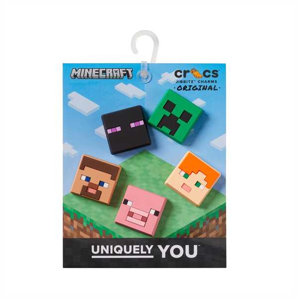 Ozdoba na topánky Crocs Minecraft 5 Pack 10011273 Farebná