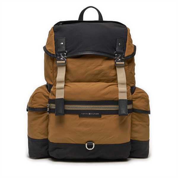 Ruksak Tommy Hilfiger Premium Nylon Backpack AM0AM12494 Hnedá