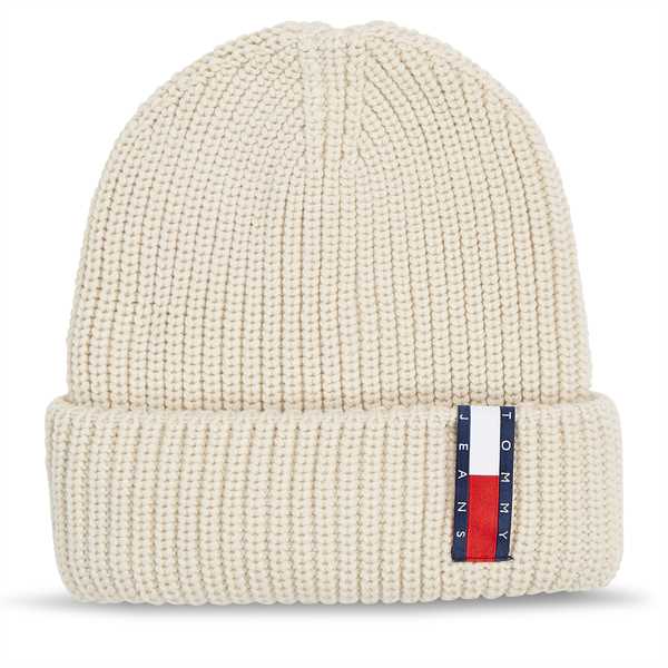 Čiapka Tommy Jeans Im Tju Unisex Beanie AU0AU01808 Béžová