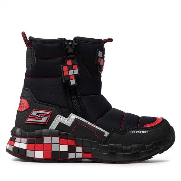 Snehule Skechers Cuboforce 402198L/BKRD Čierna