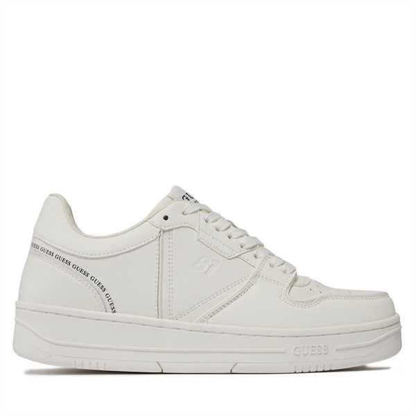 Sneakersy Guess Ancona Low FMPANC LAC12 Biela