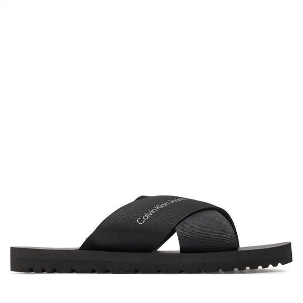 Šľapky Calvin Klein Jeans Cross Sandal Slipon Rp In Btw YM0YM00942 Čierna