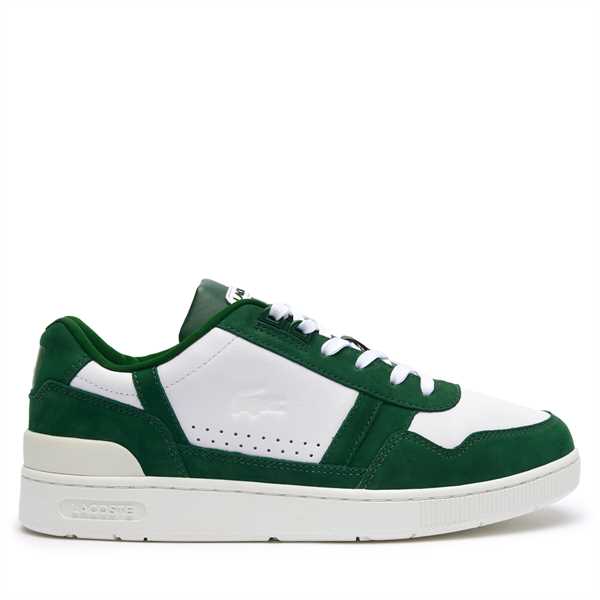 Sneakersy Lacoste T-Clip Contrasted 747SMA0070 Biela