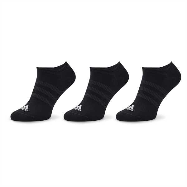 Ponožky Krátke Unisex adidas Thin and Light No-Show Socks 3 Pairs IC1327 Čierna