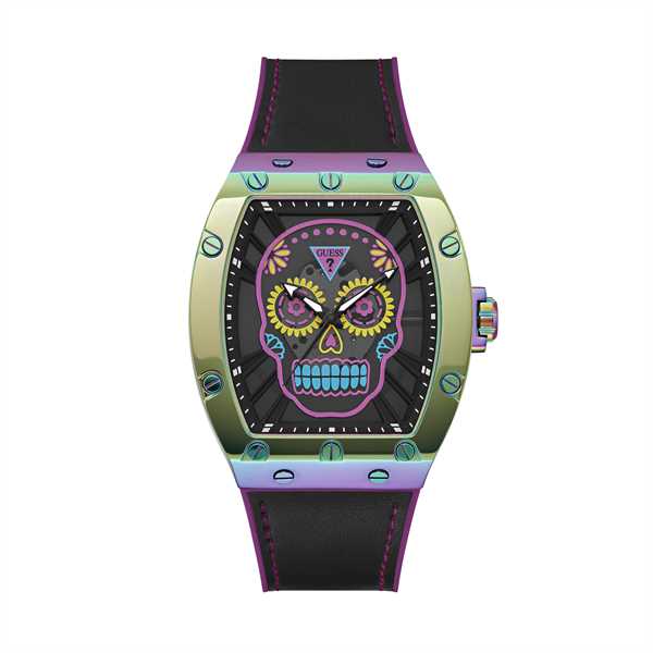 Hodinky Guess Day of The Dead Santa Muerte GW0506G2 Čierna