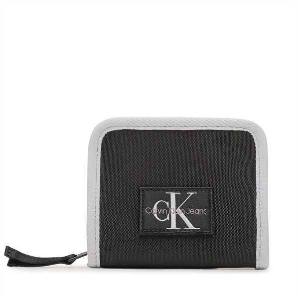 Detská peňaženka Calvin Klein Jeans Colour Blocking Velcro Wallet IU0IU00452 Čierna