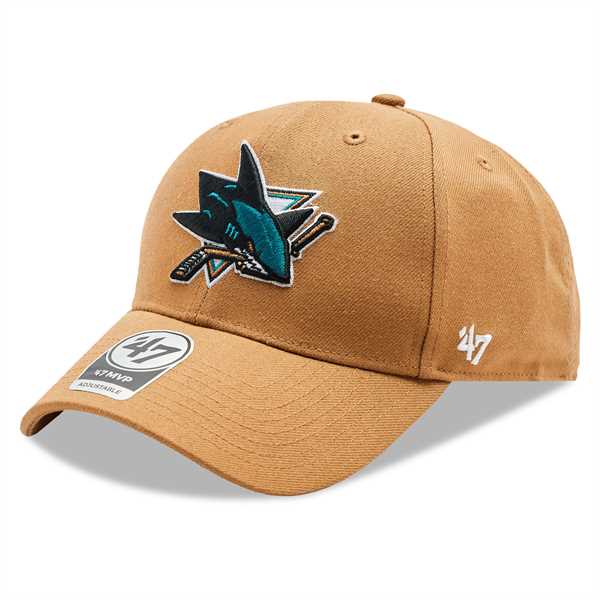 Šiltovka 47 Brand NHL San Jose Sharks '47 MVP SNAPBACK H-MVPSP22WBP-QL Hnedá