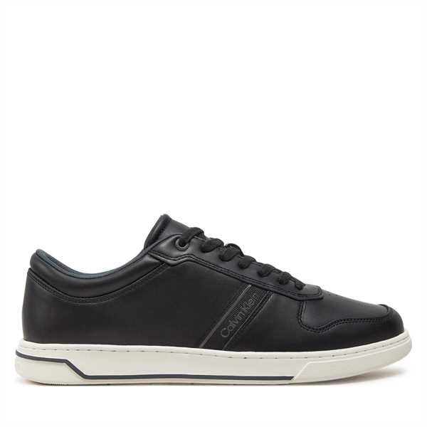 Sneakersy Calvin Klein Low Top Lace Up Logo HM0HM01491 Čierna