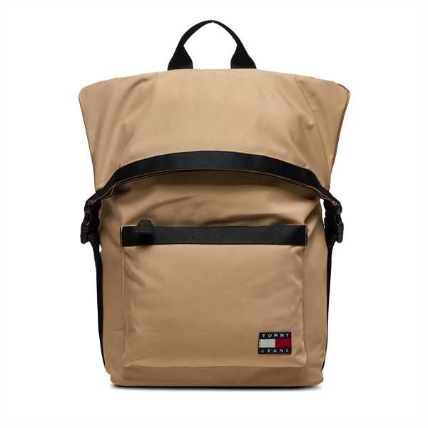 Ruksak Tommy Jeans Tjm Daily Rolltop Backpack AM0AM11965 Béžová