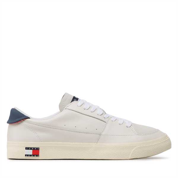 Sneakersy Tommy Jeans Vulcanized Ess EM0EM01106 Béžová