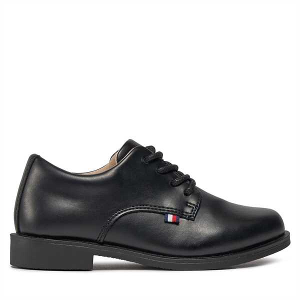 Poltopánky Tommy Hilfiger Low Cut Lace Up Shoe T3B4-33174-1355 Čierna