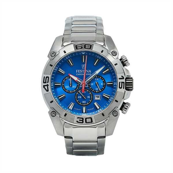 Hodinky Festina Chrono Bike '21 20543/2 Strieborná