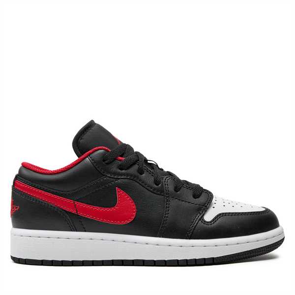 Sneakersy Nike Jordan 1 Low (GS) 553560 063 Čierna