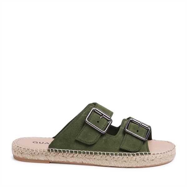 Espadrilky QUAZI QZ-63-04-000623 Zelená