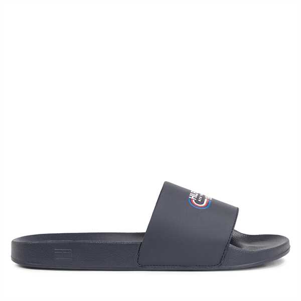 Šľapky Tommy Hilfiger Rwb Hilfiger Oly Pool Slide FM0FM05019 Tmavomodrá