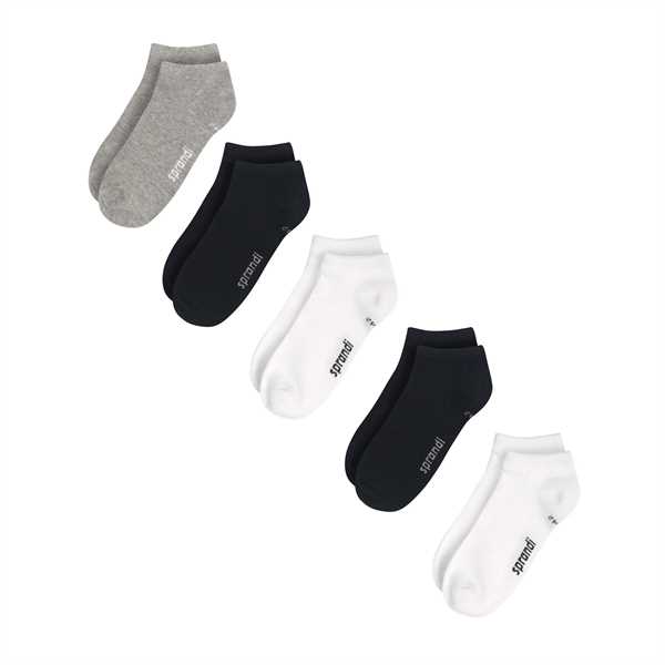 Súprava 5 párov nízkych ponožiek unisex Sprandi 0MB-001-AW23 (5-pack) Farebná