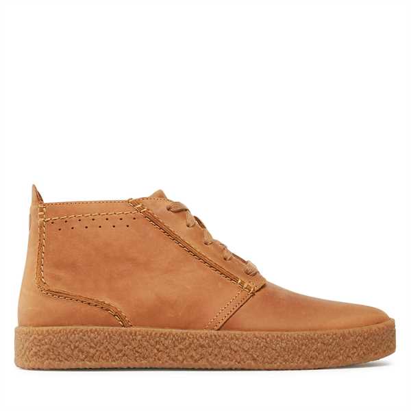 Šnurovacia obuv Clarks Streethill Mid 261745367 Béžová