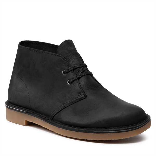 Šnurovacia obuv Clarks Bushacre 3 261535297 Čierna