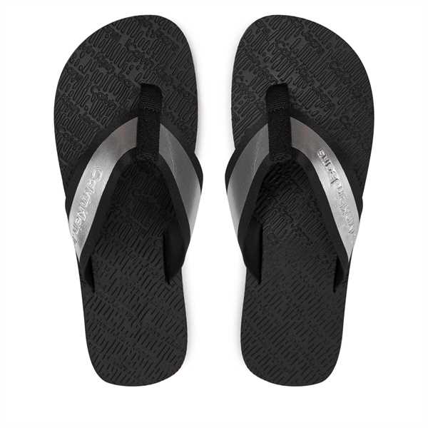 Žabky Calvin Klein Jeans Beach Sandal In Met YM0YM00950 Čierna