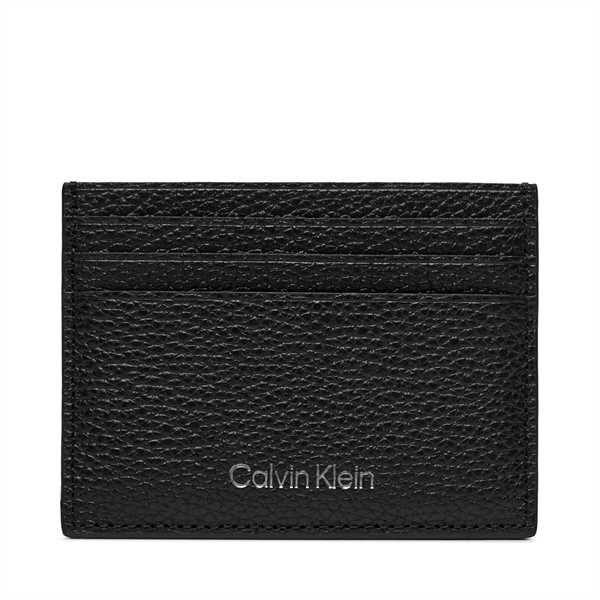 Puzdro na kreditné karty Calvin Klein Warmth Cardholder 6Cc K50K507389 Čierna