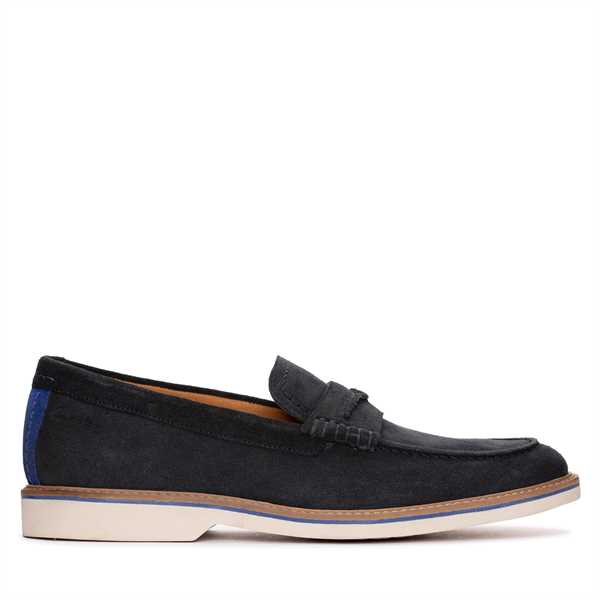 Lordsy Clarks Atticus LTSlip 26172441 Tmavomodrá