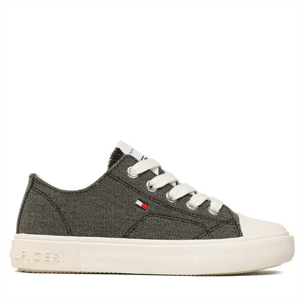 Plátenky Tommy Hilfiger Low Cut Lace-Up Sneaker T3X9-32827-0890 M Čierna