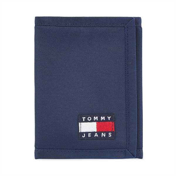 Veľká pánska peňaženka Tommy Jeans Tjm Ess Daily Nylon Trifold AM0AM12083 Tmavomodrá