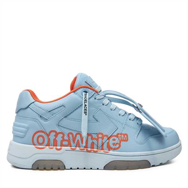 Sneakersy Off-White OMIA189S22LEA0044020 Modrá