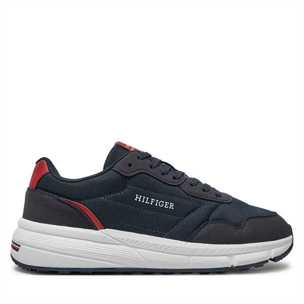 Sneakersy Tommy Hilfiger Faston Mix Ess FM0FM05141 Tmavomodrá