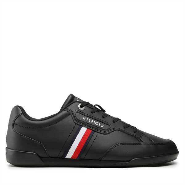 Sneakersy Tommy Hilfiger Classic Lo Cupsole Leather FM0FM04277 Čierna