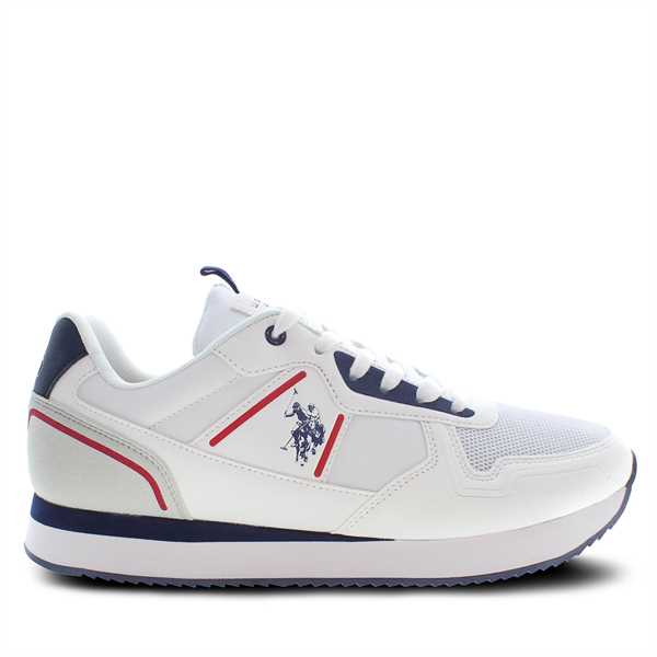 Sneakersy U.S. Polo Assn. Nobil NOBIL004C Biela