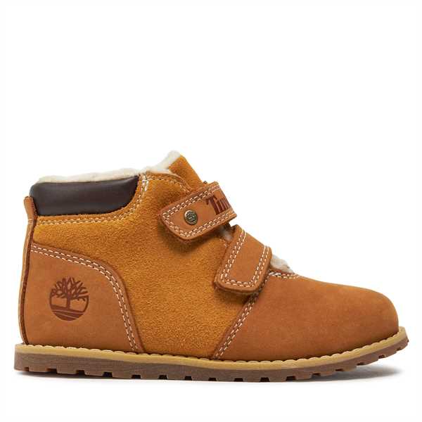 Šnurovacia obuv Timberland Pokey Pine Warm Line A1NQ3 Hnedá