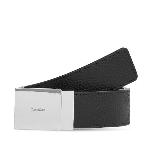 Pánsky opasok Calvin Klein Adj Casual K50K511982 Čierna