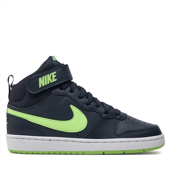 Sneakersy Nike Court Borough Mid 2 (GS) CD7782 403 Tmavomodrá