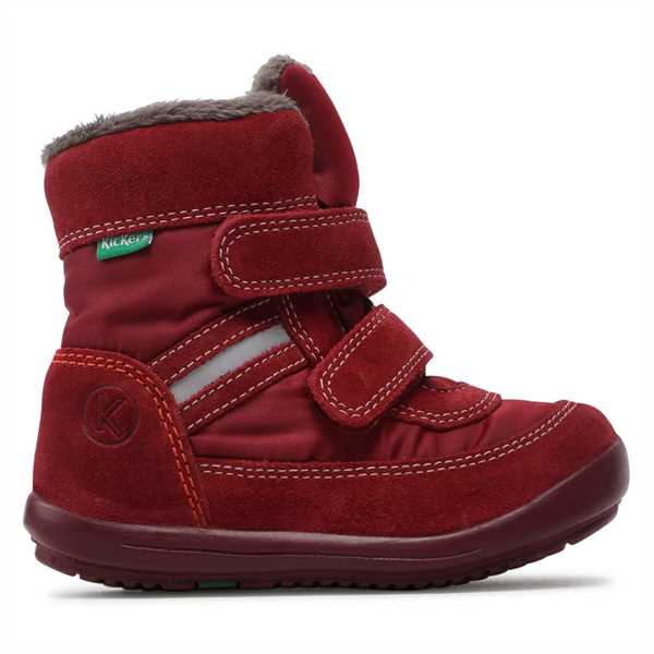 Čižmy Kickers Kimbak 878581-10 S Bordová